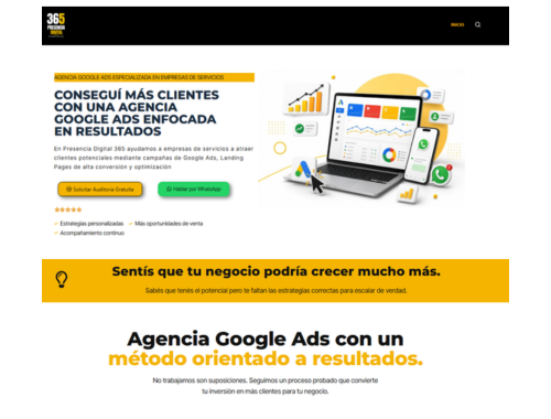 Inicio campañas google ads